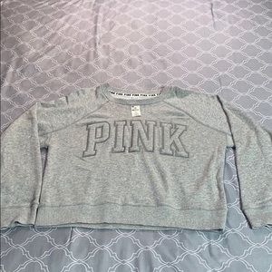 Grey Pink VS sweatshirt